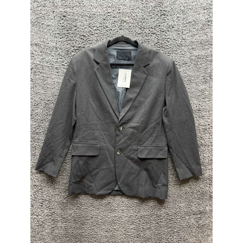 NWT Oak‎ + Fort Single-Breasted Blazer Jacket Dark Heather Grey Mens Size XS